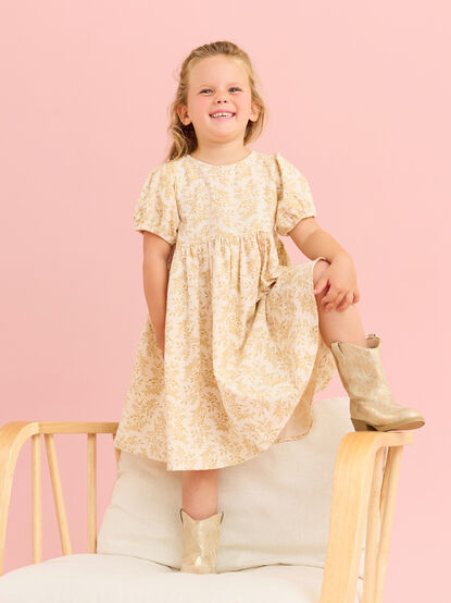 Hettie Puff Sleeve Dress - TULLABEE