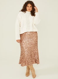 Cameron Sequin Maxi Skirt Detail 7 - TULLABEE