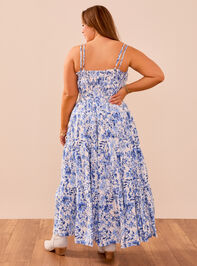 Kendall Floral Maxi Dress Detail 6 - TULLABEE