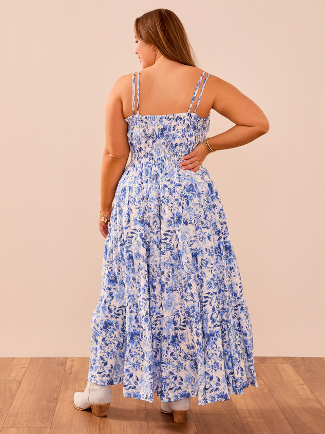 Kendall Floral Maxi Dress Detail 6 - TULLABEE