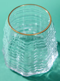 Christmas Tree Wine Glass Detail 4 - TULLABEE