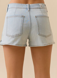 Lillie Claire Denim Shorts Detail 4 - TULLABEE