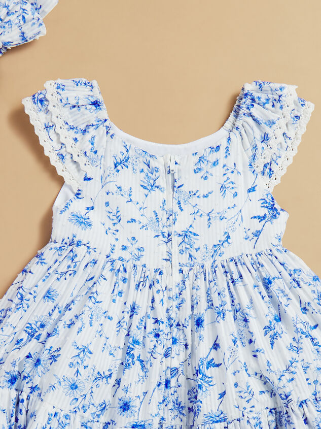 Maria Floral Dress and Bloomer Set Detail 3 - TULLABEE