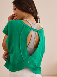 In Motion Circle Back Tee Detail 2 - TULLABEE