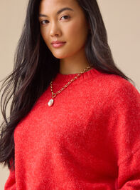 Martha Crew Neck Sweater Detail 4 - TULLABEE
