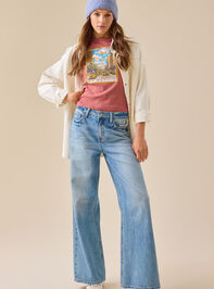 New York Postcard Baby Tee - TULLABEE