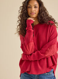 Anna Oversized Thermal Top Detail 3 - TULLABEE