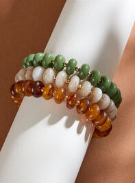 Meadow Beaded Bracelet Trio - TULLABEE