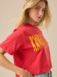 Kansas City Chiefs Graphic Tee Detail 4 - TULLABEE