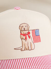 All-American Retriever Hat Detail 2 - TULLABEE