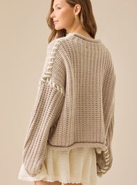 Catelyn Whipstitch Sweater Detail 5 - TULLABEE