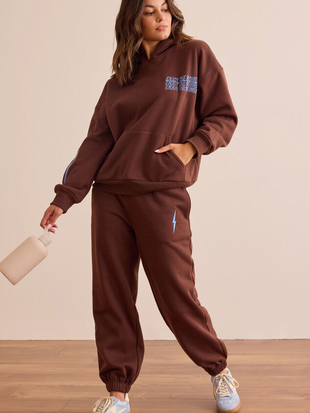 Enjoy The Moment Hoodie Detail 2 - TULLABEE