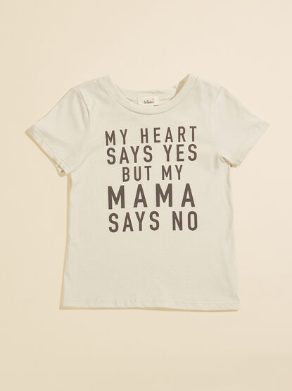 Heart Says Yes Graphic Tee - TULLABEE