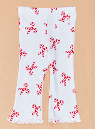 Gingerbread Bow Top and Pants Toddler Set Detail 5 - TULLABEE