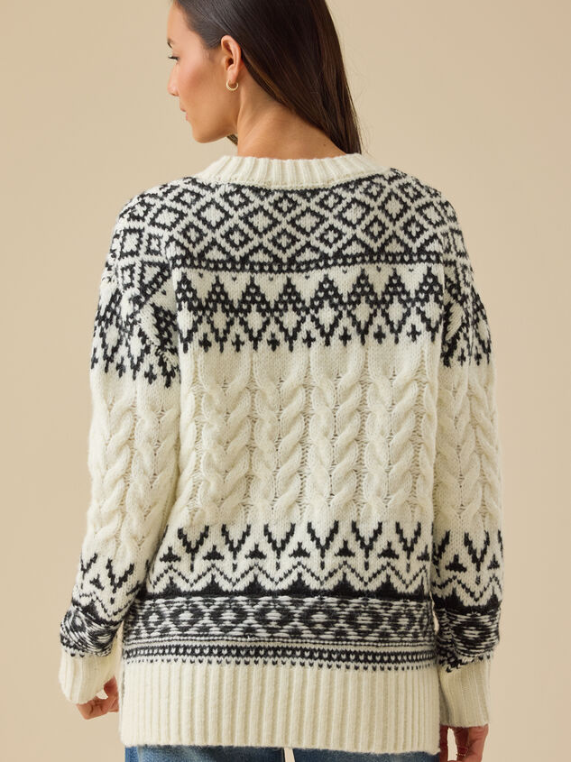 Maribell Fair Isle Sweater Detail 5 - TULLABEE