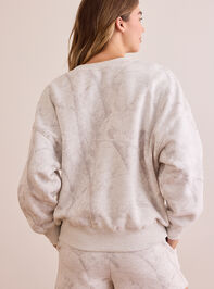 Camo Core Oversized Sweatshirt Detail 5 - TULLABEE
