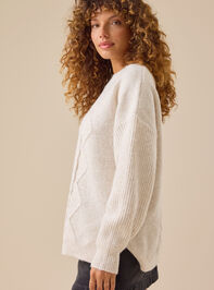 Halia Cable-Knit Sweater Detail 4 - TULLABEE