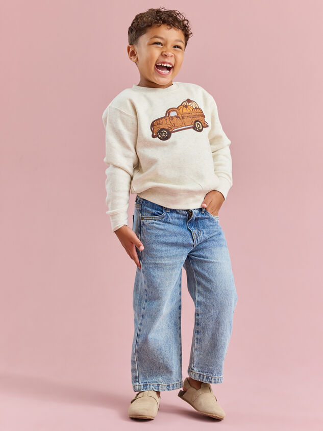 Pumpkin Truck Sweatshirt - TULLABEE