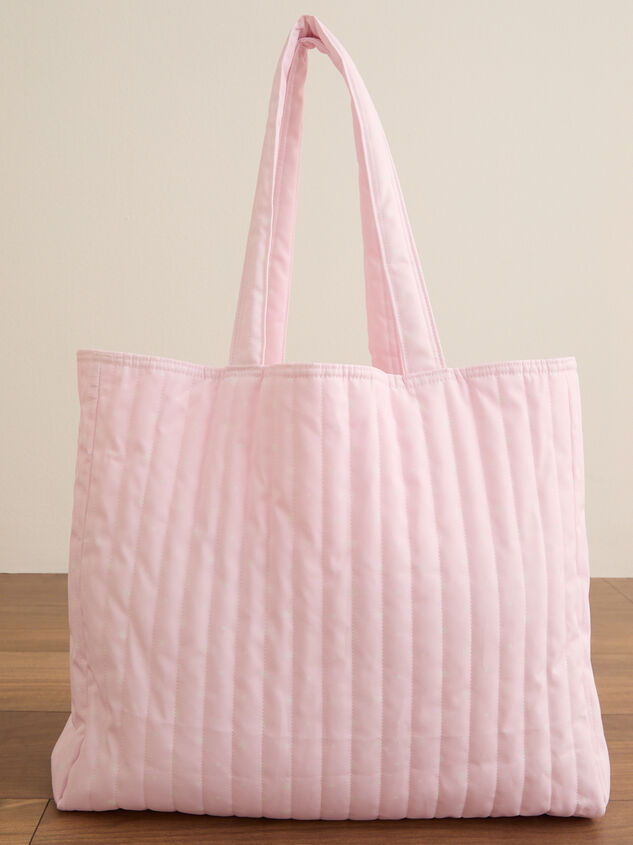 Snow Angel Large Tote Detail 2 - TULLABEE