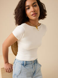 Carrigan Scoop Back Top Detail 5 - TULLABEE