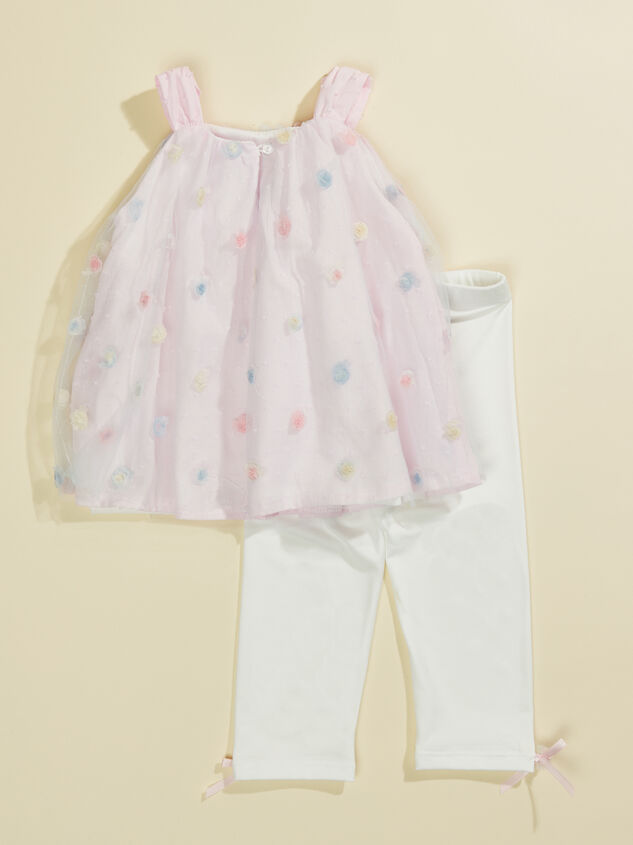 Susanna Floral Dress and Leggings Set Detail 2 - TULLABEE