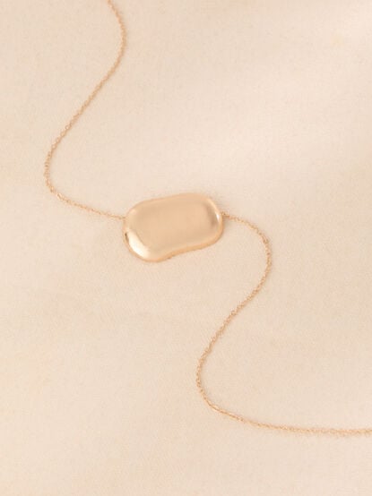 Statement Bean Pendant Necklace - TULLABEE