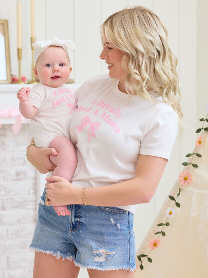 Literally Just A Mama Tee - TULLABEE