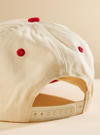 Run The Dang Ball Trucker Hat Detail 3 - TULLABEE