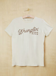 Wranglin Kids Mama Tee Shirt Detail 2 - TULLABEE
