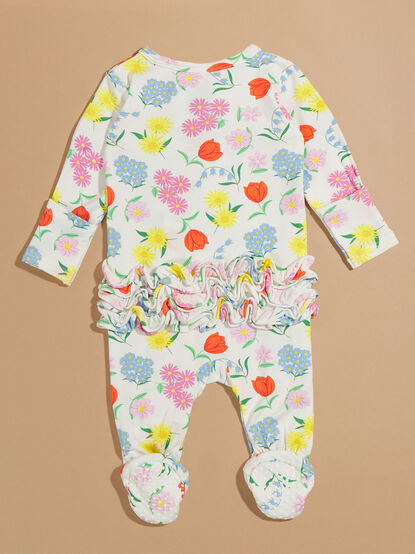 Lily Floral Footie - TULLABEE