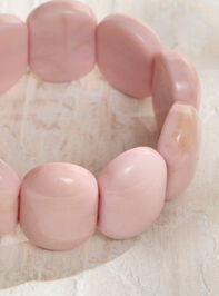 Sherri Bead Stretch Bracelet Detail 3 - TULLABEE