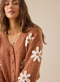 Francesca Flower Cardigan Detail 3 - TULLABEE