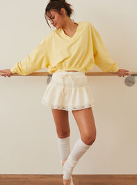 Kick Back Long Sleeve Crop - TULLABEE