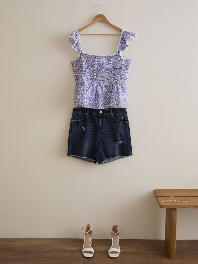 Indie Smocked Babydoll Top Detail 3 - TULLABEE