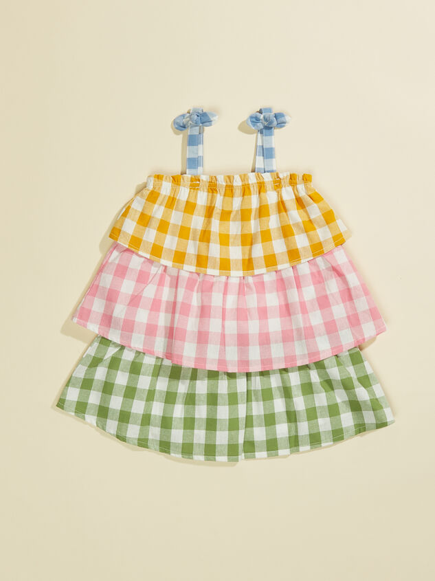 Polly Gingham Dress by MudPie Detail 2 - TULLABEE