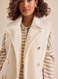 Londie Boucle Vest Detail 3 - TULLABEE