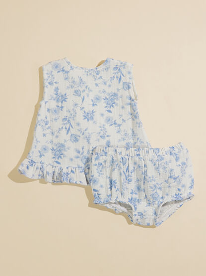 Abigail Floral Top and Bloomer Set - TULLABEE