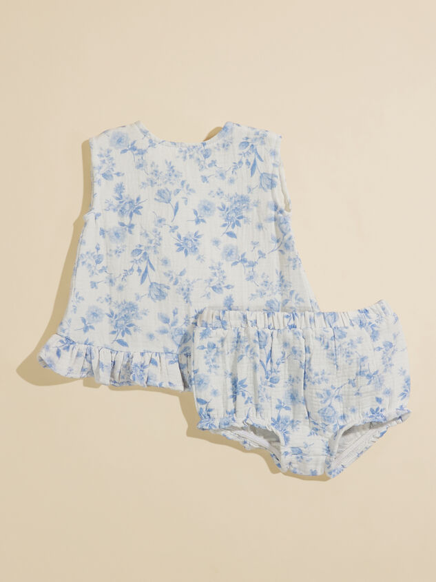 Abigail Floral Top and Bloomer Set Detail 2 - TULLABEE