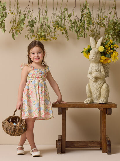 Evie Floral Toddler Dress - TULLABEE