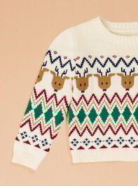 Reindeer Sweater and Pant Set Detail 4 - TULLABEE