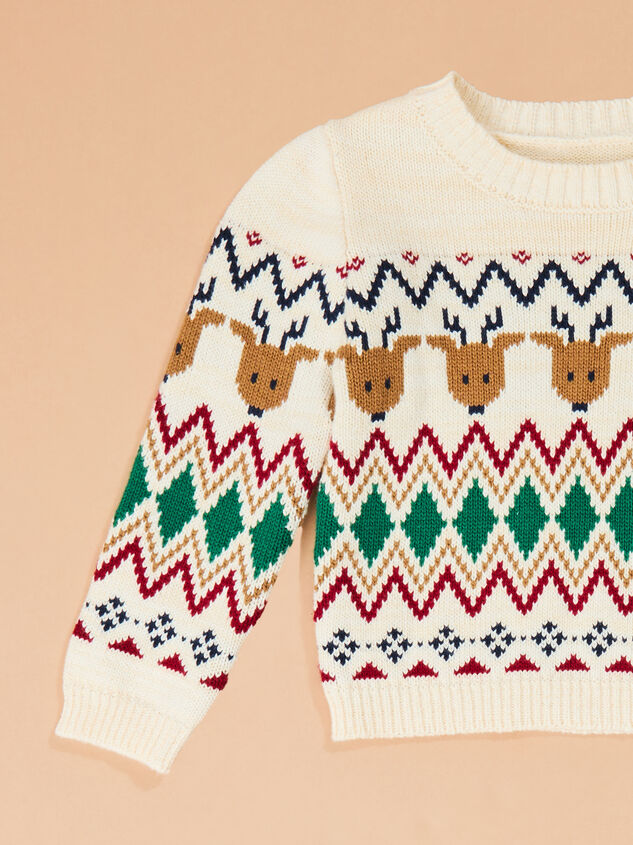 Reindeer Sweater and Pant Set Detail 4 - TULLABEE