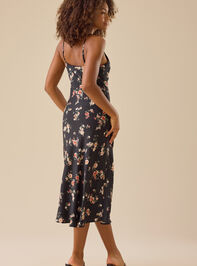 Kathleen Floral Maxi Dress Detail 4 - TULLABEE