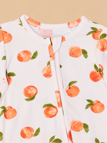 Sugar Peach Footie - TULLABEE