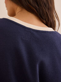 Patchwork Floral Sweatshirt Detail 5 - TULLABEE