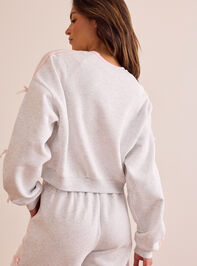 Pit Stop Bow Sleeve Pullover Detail 5 - TULLABEE