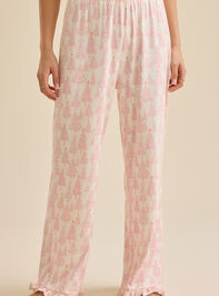 Gloria Christmas Tree Sleep Pants Detail 4 - TULLABEE