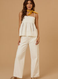 Elodie Crochet Pant Detail 2 - TULLABEE