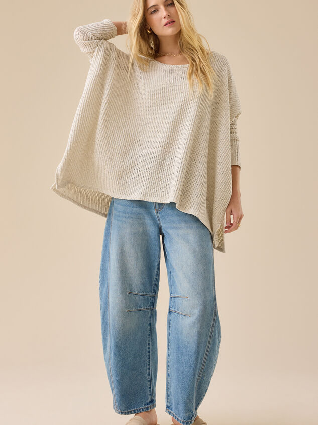 Liddy Oversized Sweater Detail 3 - TULLABEE
