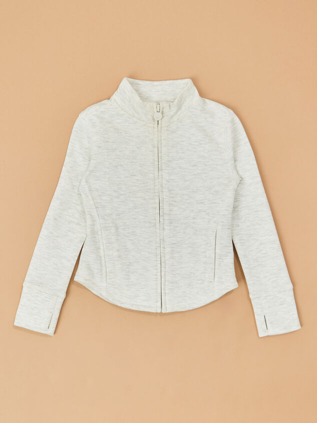 Maggie Athletic Full Zip Jacket Detail 3 - TULLABEE