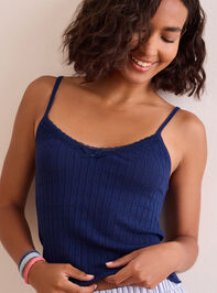 Lace Trim Cami - TULLABEE